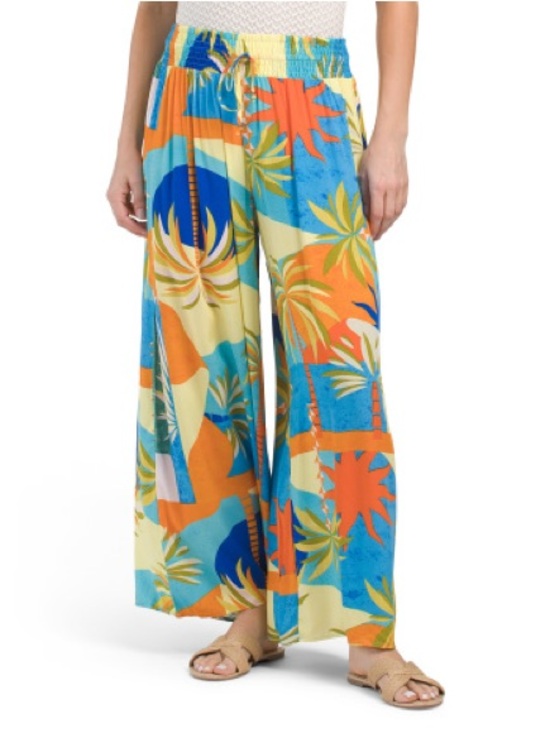 Label Of Love Pants - NWT Label of Love Aisha Beach Wide-Leg Cover-Up Pants